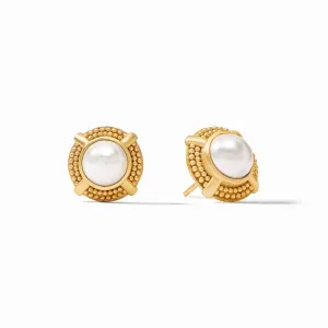 Julie Vos - Cabochon Stud - Pearl