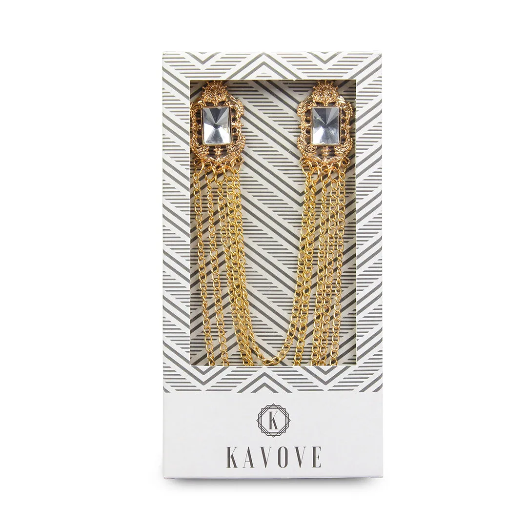 Kavove Aurum Aesthetic Golden Colour Brooch