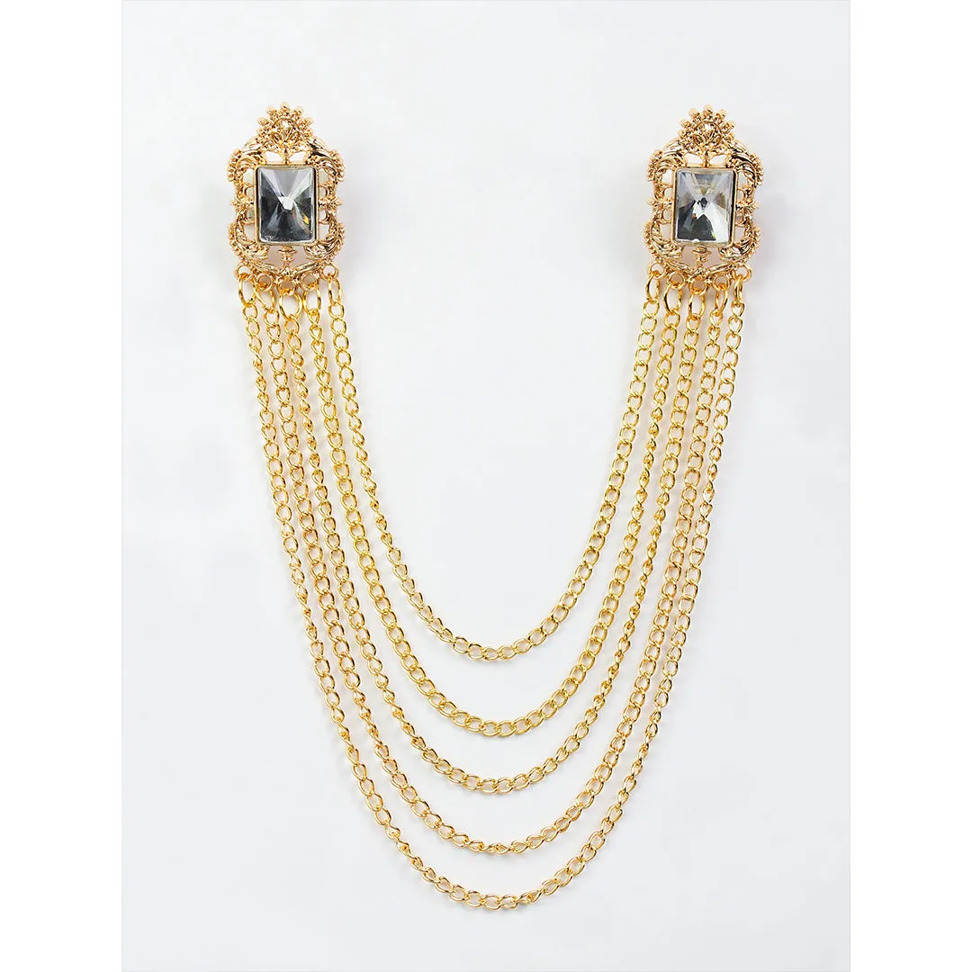 Kavove Aurum Aesthetic Golden Colour Brooch