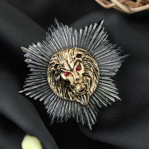 Kavove Vigilant King Dark Grey Colour Lapel Pin