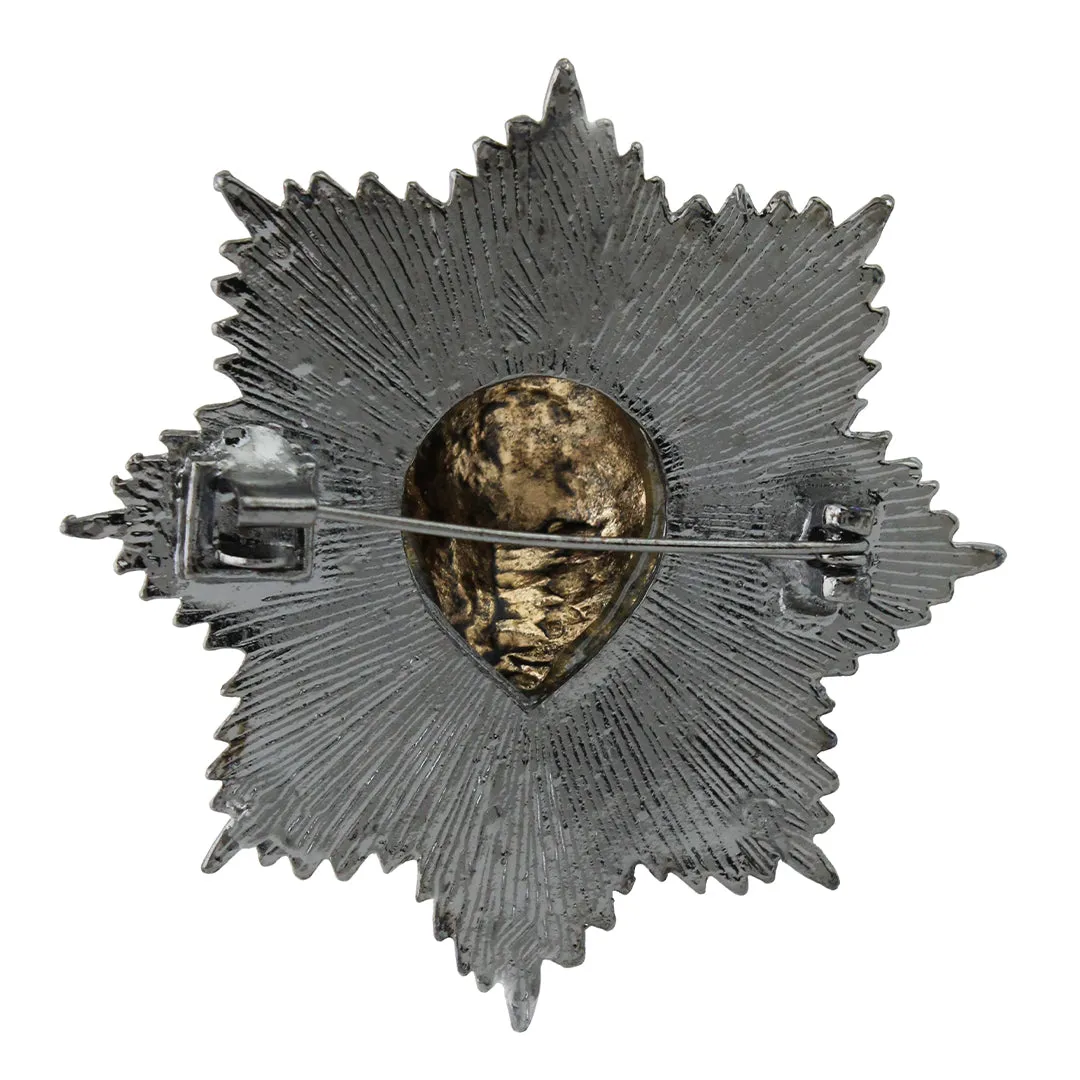 Kavove Vigilant King Dark Grey Colour Lapel Pin