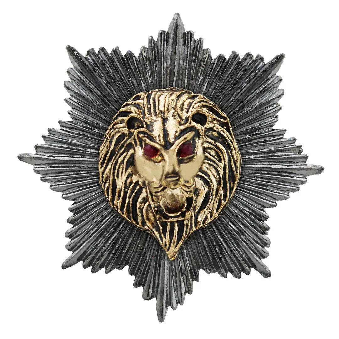 Kavove Vigilant King Dark Grey Colour Lapel Pin