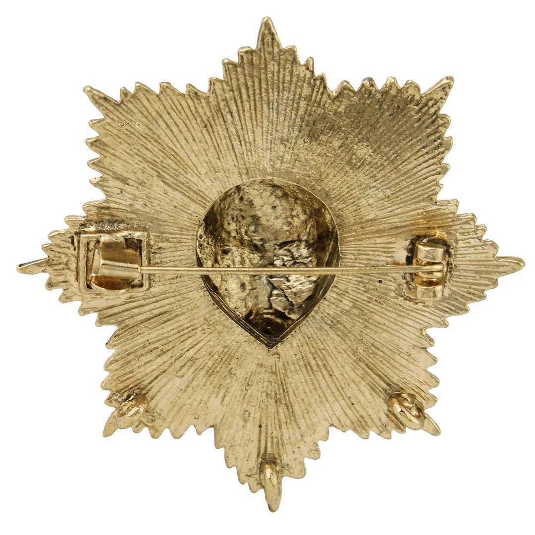 Kavove Vigilant King Golden Colour Lapel Pin