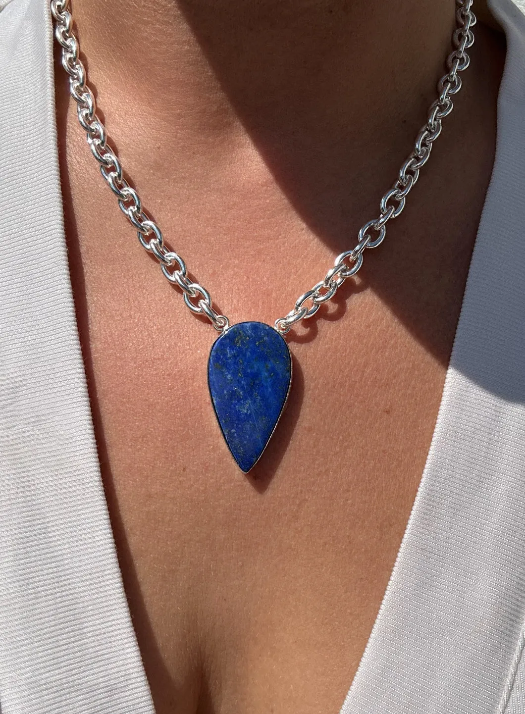 Lapis Lazuli Statement Necklace