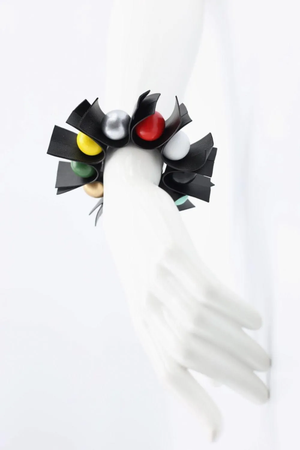 Leatherette Ribbons Bracelet