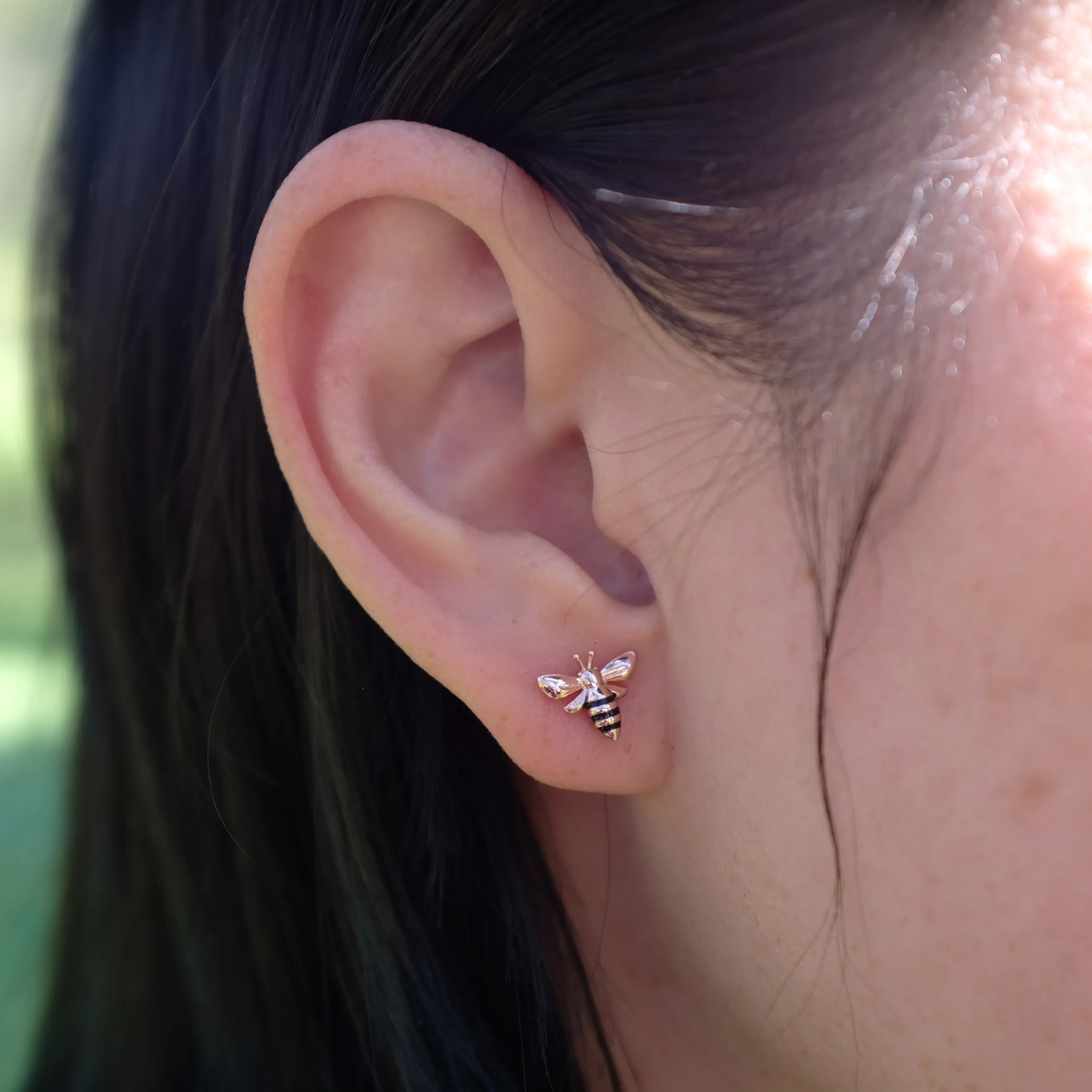 Luxury Queen Bee Earrings Rose Gold *NEW* (Ships 5/1)