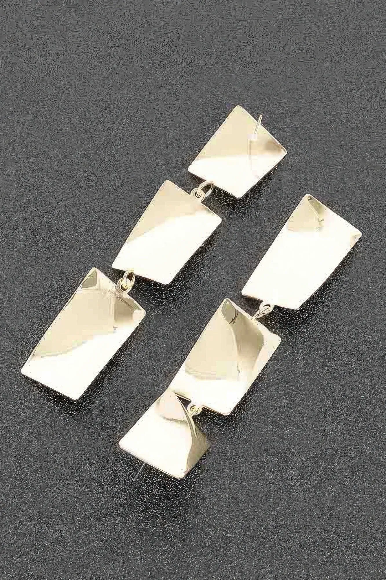 Metal Elegant Dangle Square Earring