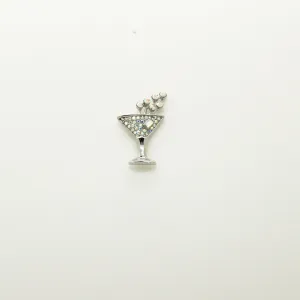 Mini Champagne Glass Pin
