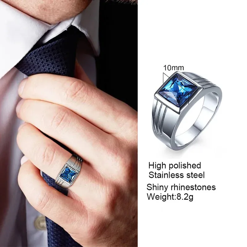Modern Gents Ring, Nobility Dignified Signet Ring for Men