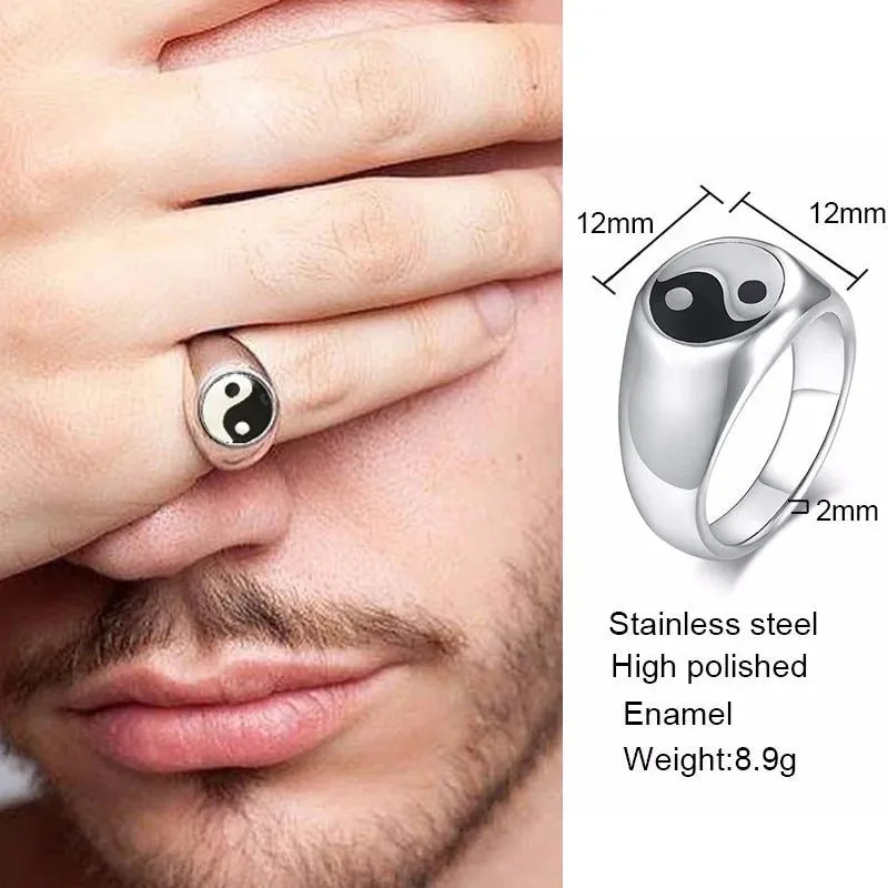 Modern Gents Ring, Nobility Dignified Signet Ring for Men