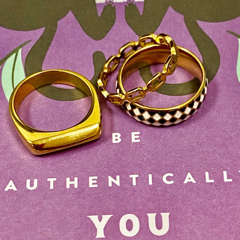 Modern Gold Ring