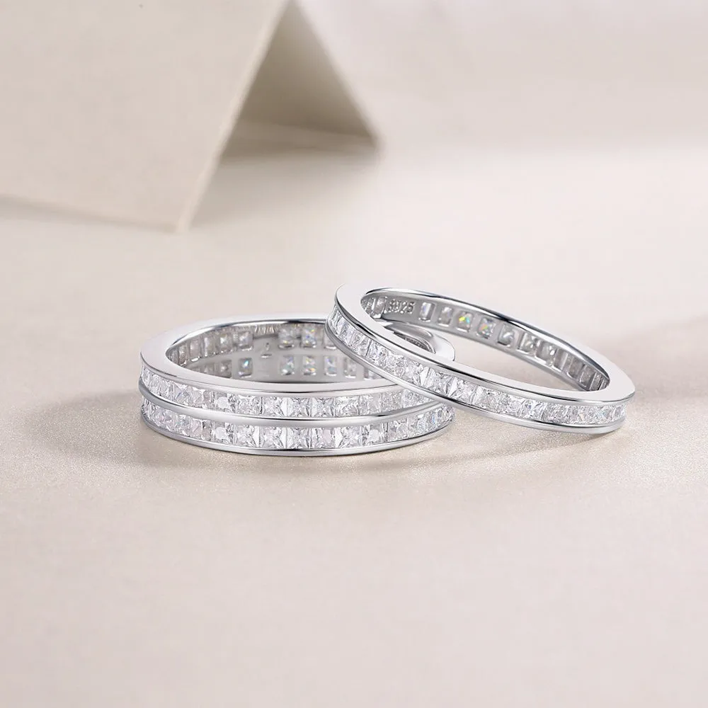 Moissanite S925 Separable Baguette Cut Ring
