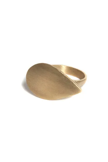 Monogram Little Teardrop Ring