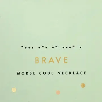 Morse Code Necklace