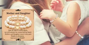 Mother and Daughter Natural Pearl Bracelets