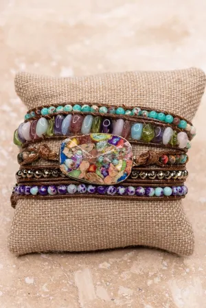 Multicolor Natural Stone Bracelet