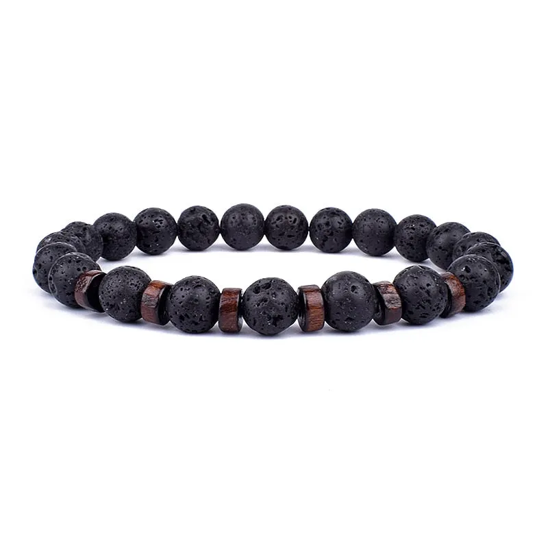 Natural Stone Beaded Bracelet