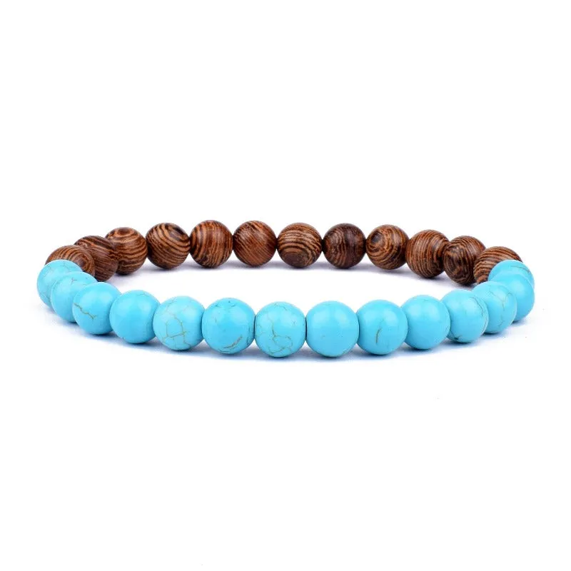 Natural Stone Beaded Bracelet