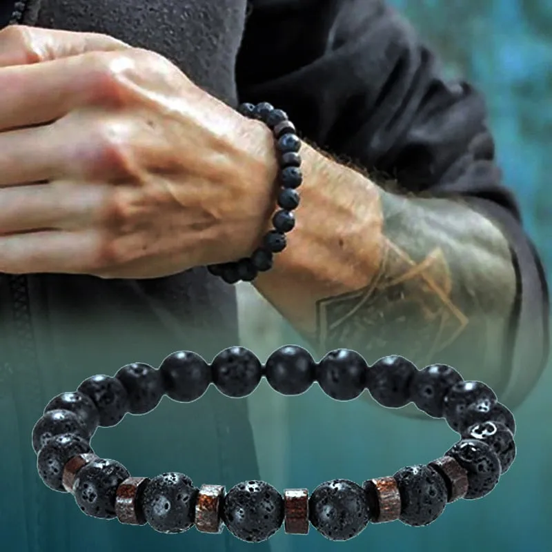 Natural Stone Beaded Bracelet