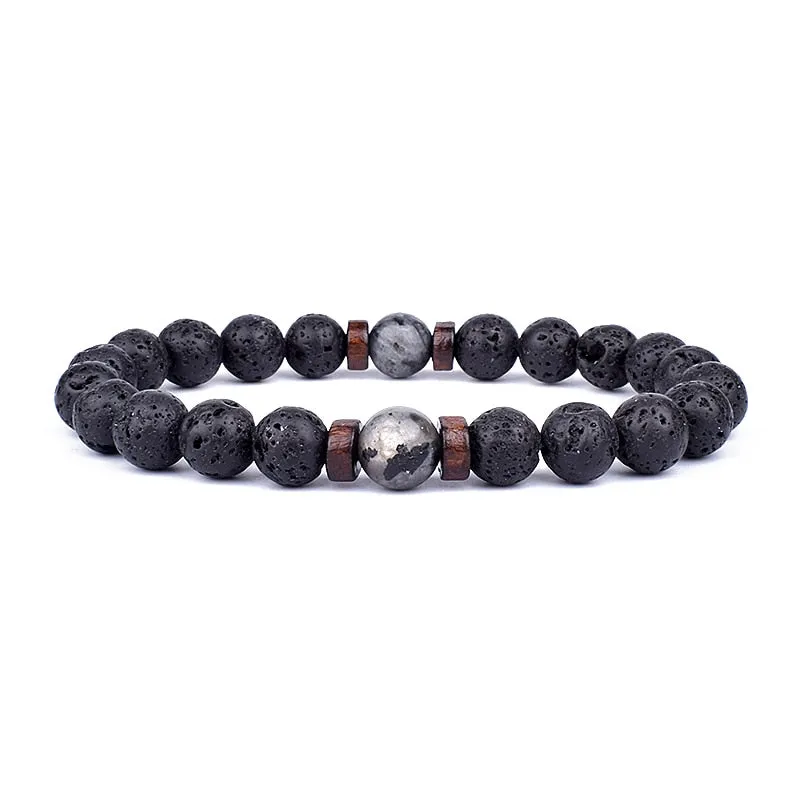 Natural Stone Beaded Bracelet