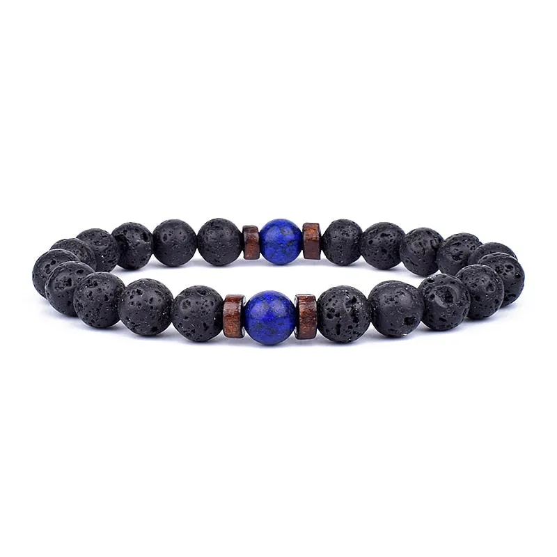 Natural Stone Beaded Bracelet