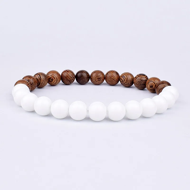 Natural Stone Beaded Bracelet