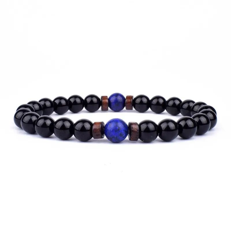 Natural Stone Beaded Bracelet