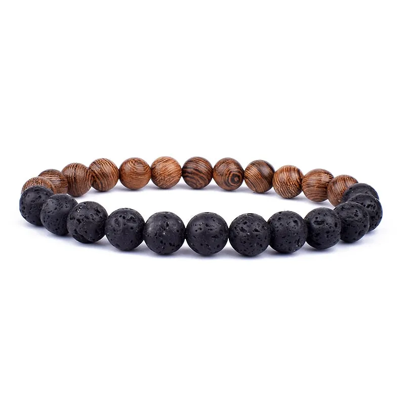Natural Stone Beaded Bracelet