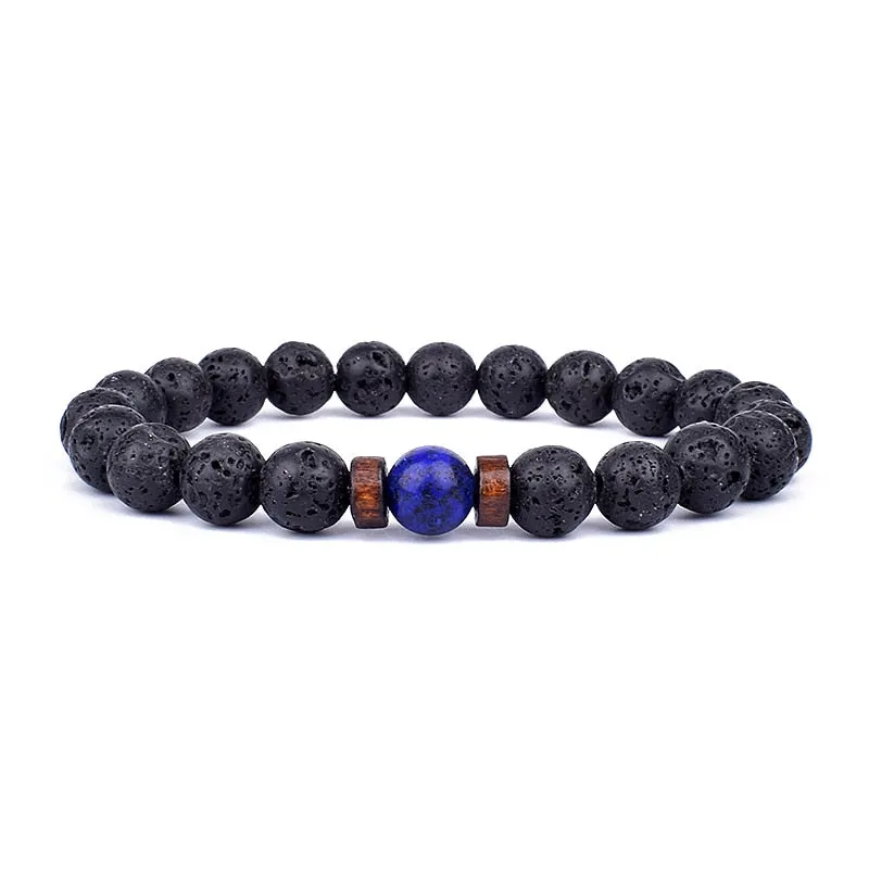 Natural Stone Beaded Bracelet