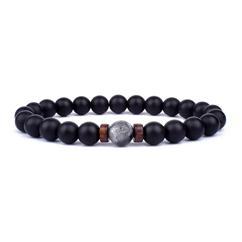 Natural Stone Beaded Bracelet