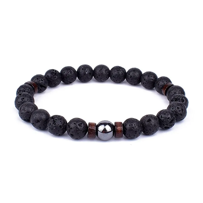 Natural Stone Beaded Bracelet