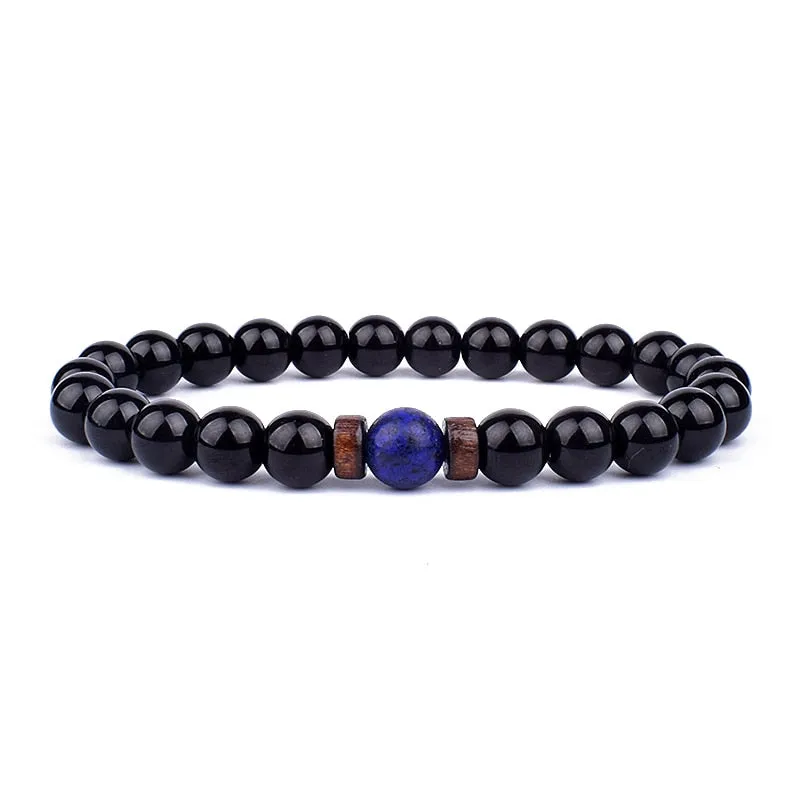 Natural Stone Beaded Bracelet