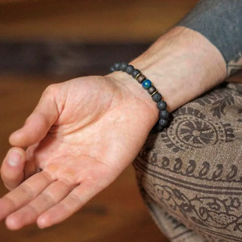 Natural Stone Beaded Bracelet