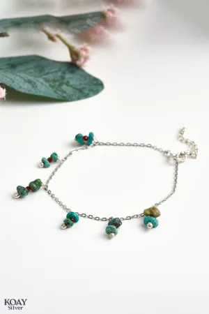 Natural Turquoise Stones Bracelet