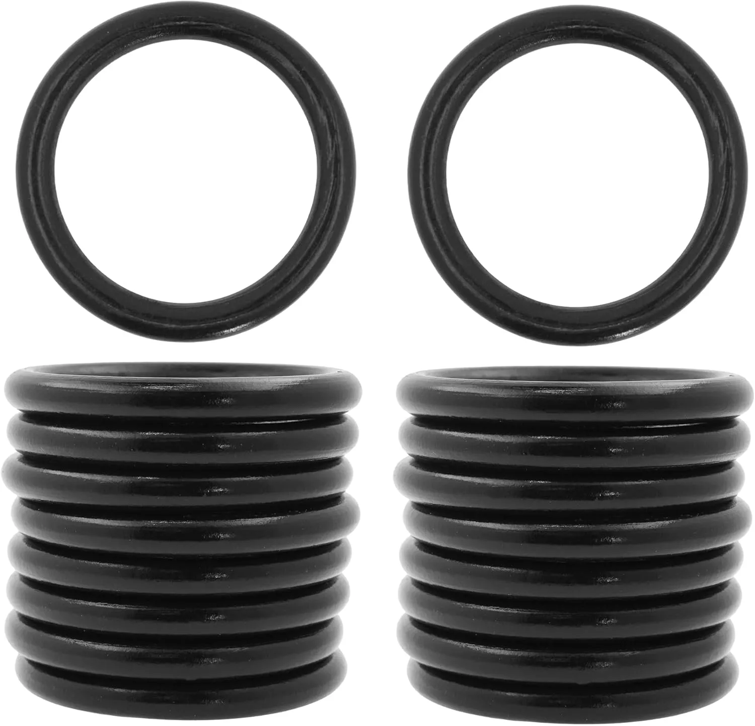Natural Wood Rings for Crafts Macram Wooden Rings for Crafts Natural Unfinished Wood Rings for Macrame Rings Knitting Jewelry Making