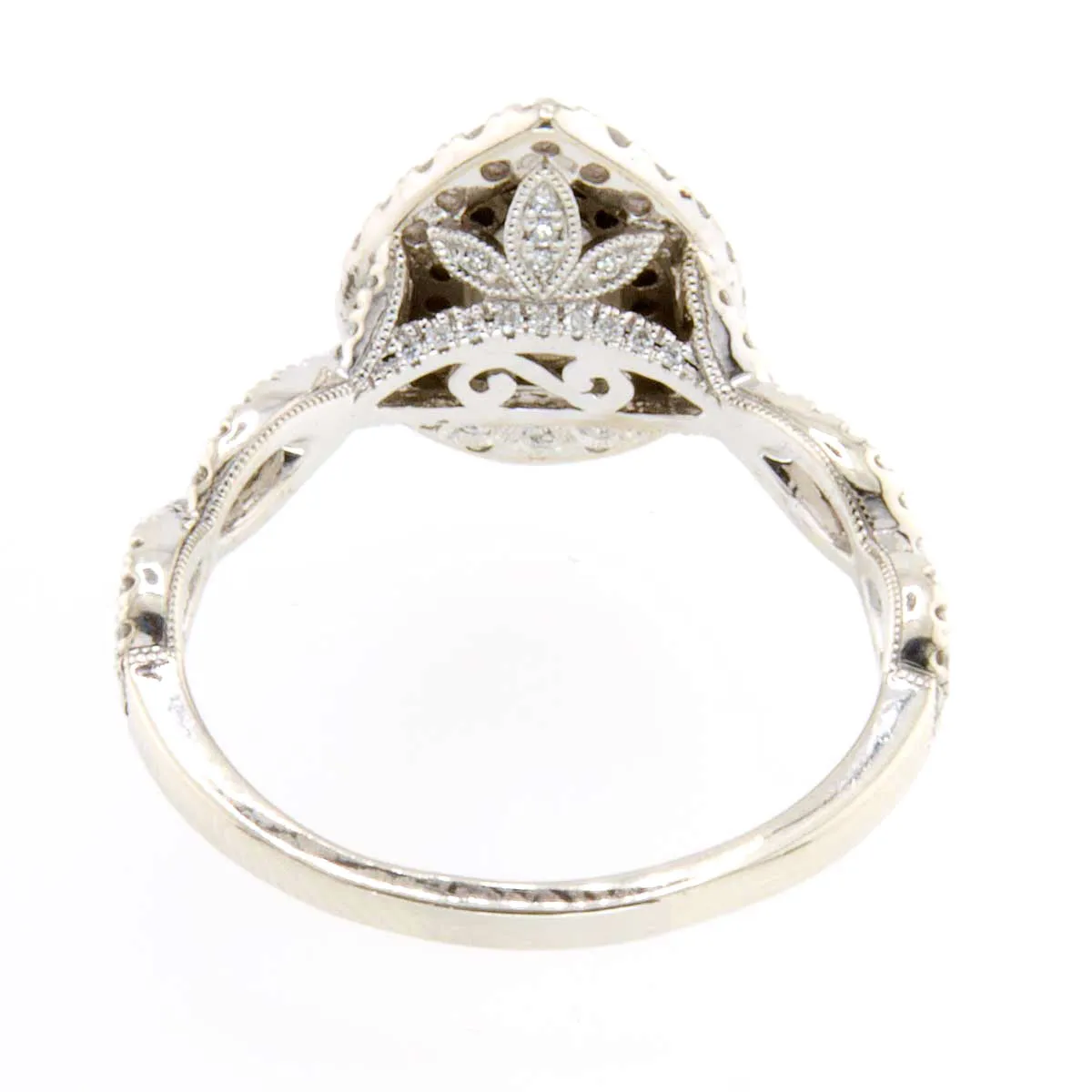 Neil Lane 1.63ct Pear Diamond Double Halo Engagement Ring