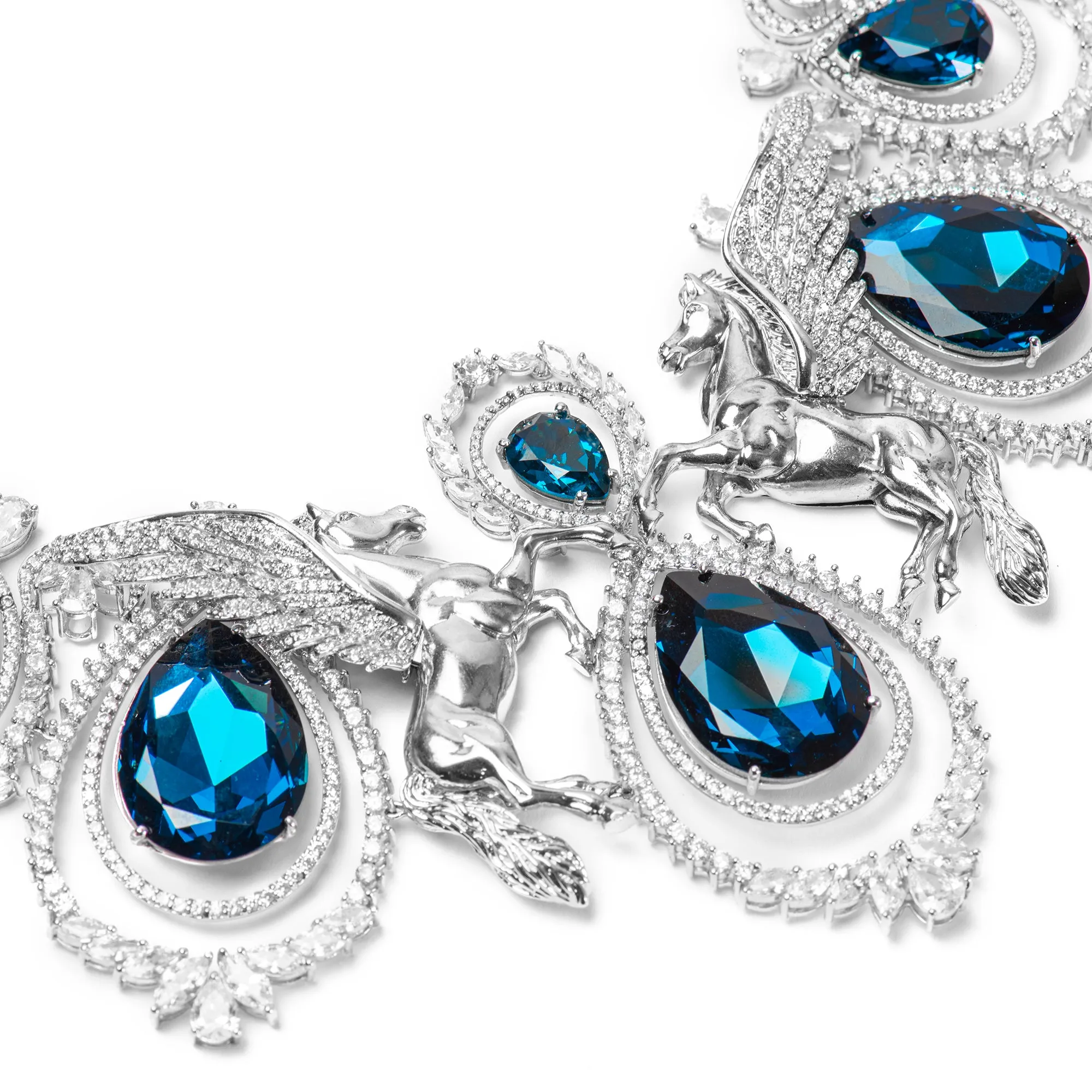 Ocean - Eyed 92.5 Silver Necklace