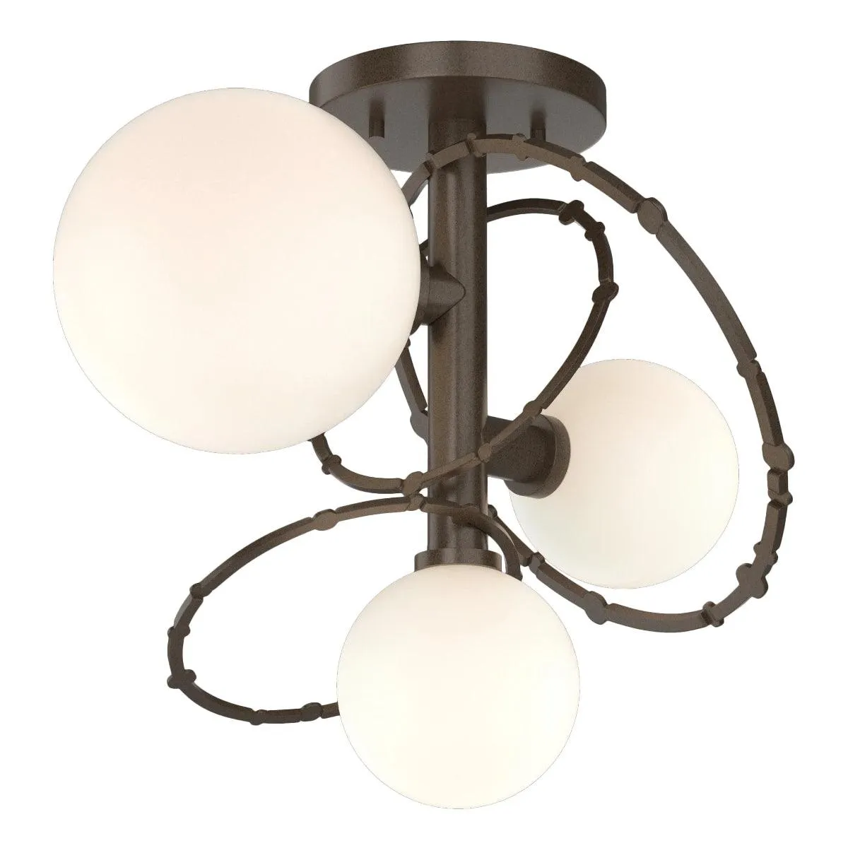 Olympus 12 in. 3 Lights Semi flush Mount Light
