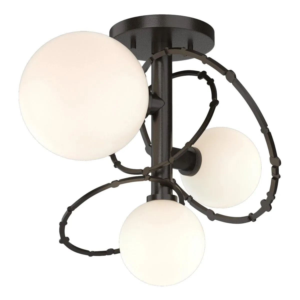 Olympus 12 in. 3 Lights Semi flush Mount Light