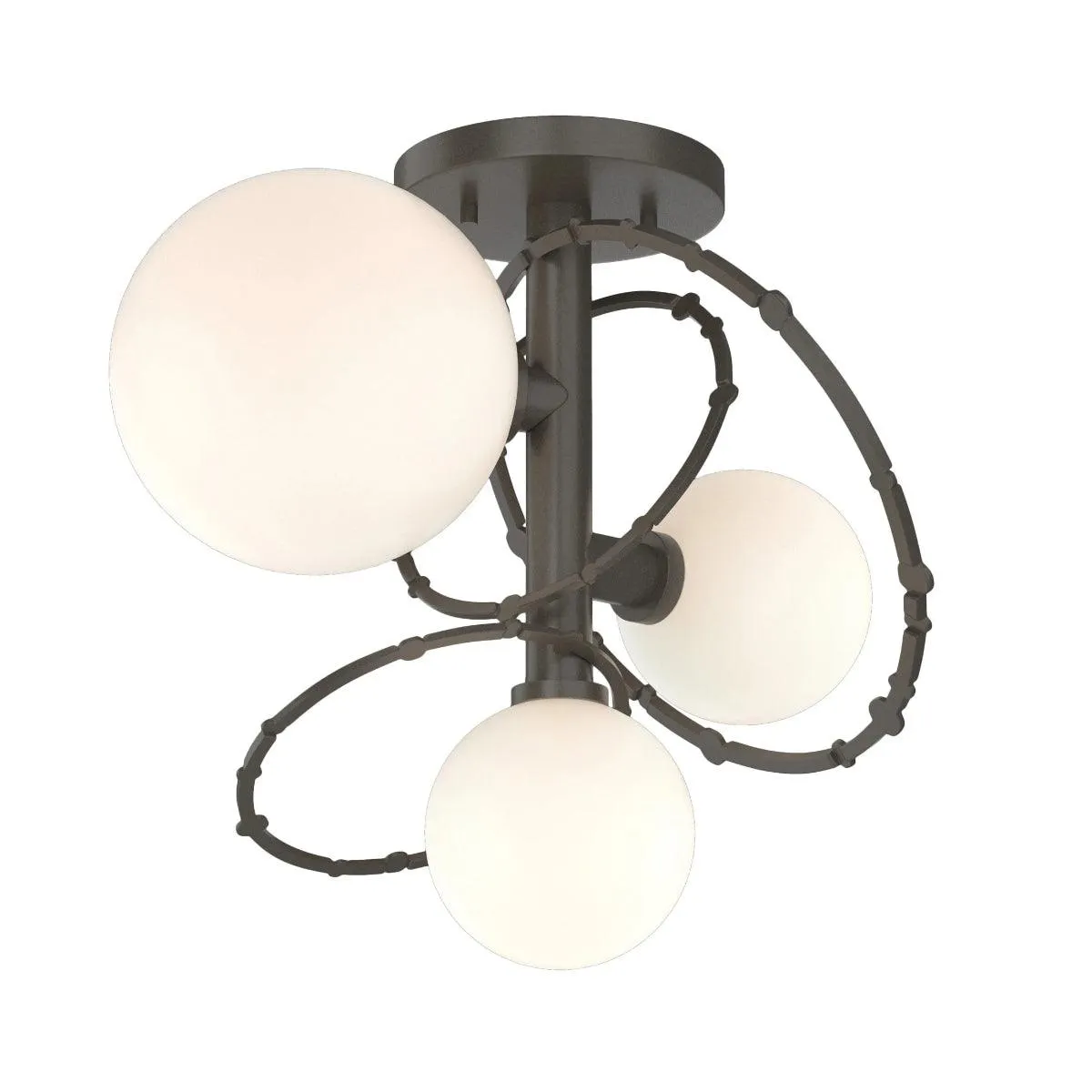 Olympus 12 in. 3 Lights Semi flush Mount Light
