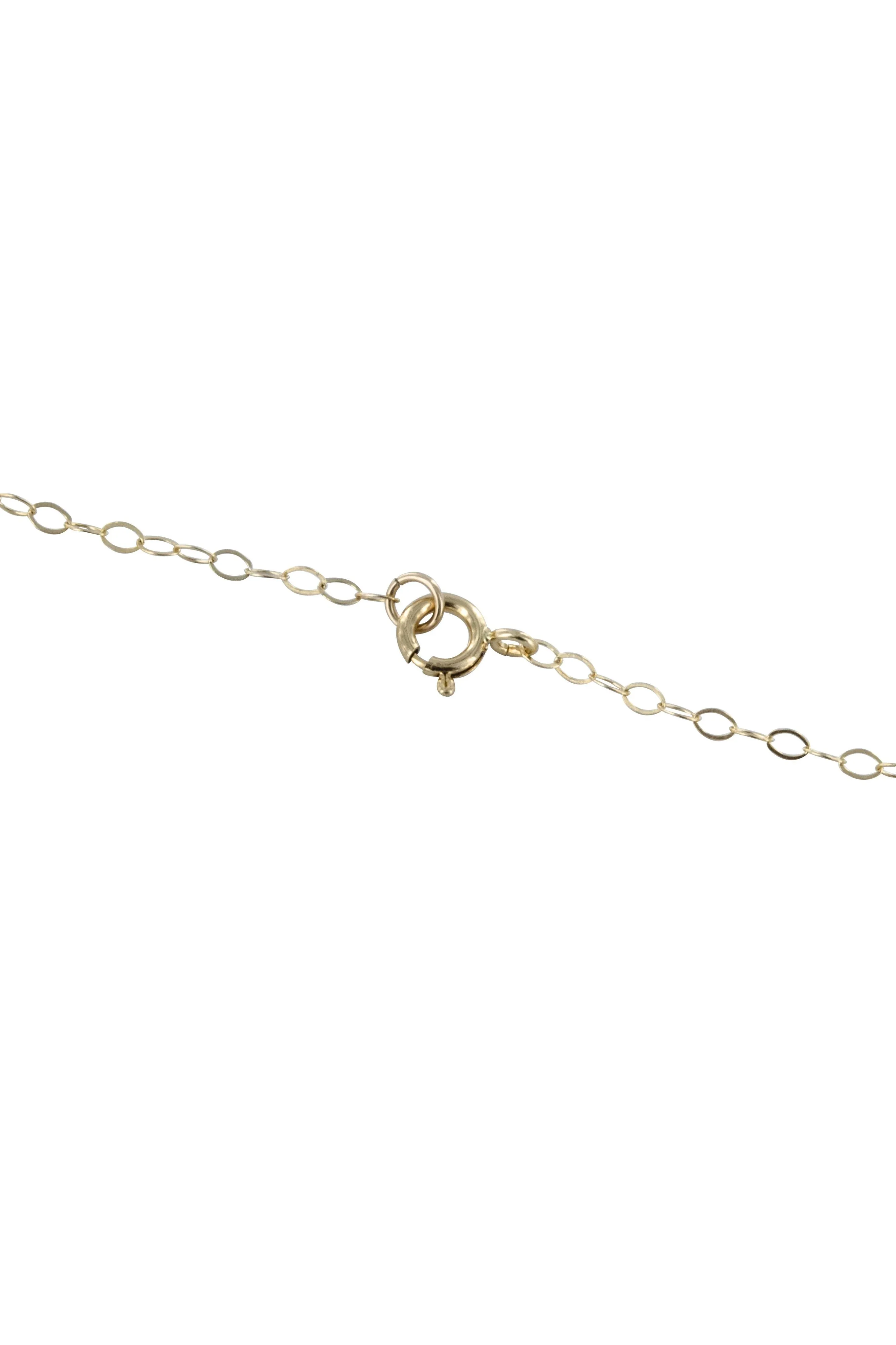 Orange Agate Briolette Gemstone Gold Necklace