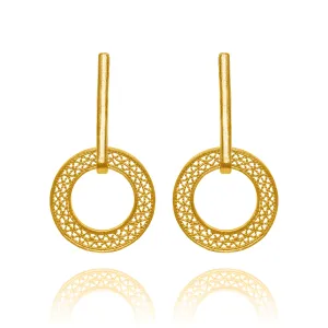 ORINOCO GOLD SMALL EARRINGS FILIGREE