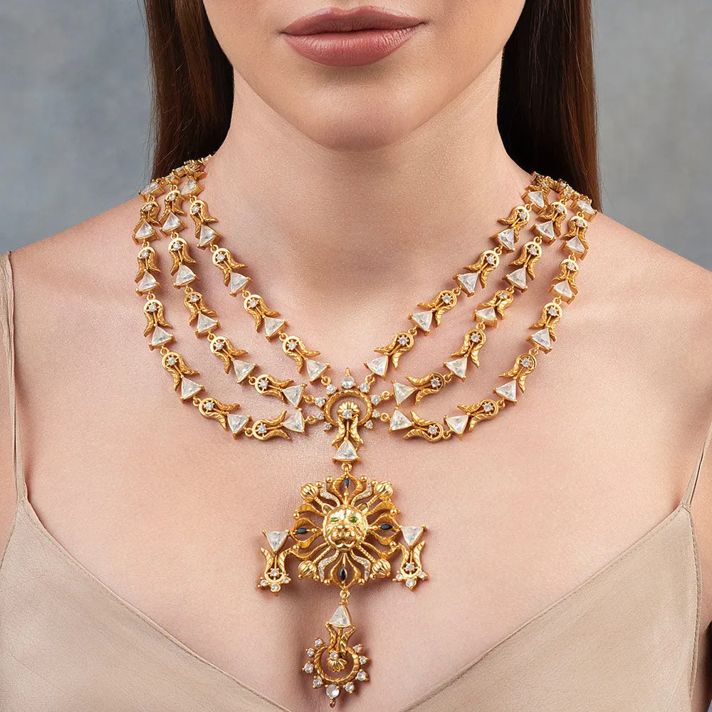 Panthera Imperialis Layered Necklace
