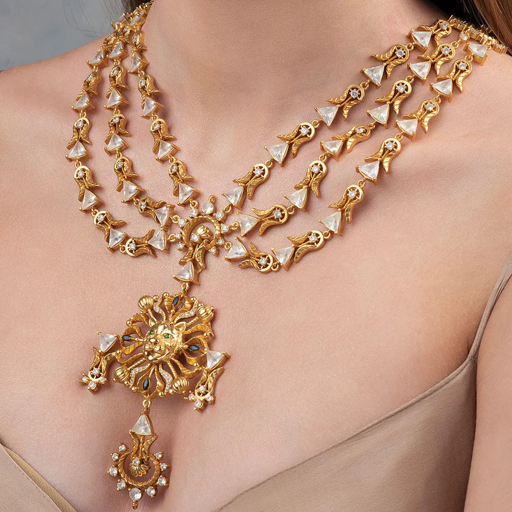 Panthera Imperialis Layered Necklace