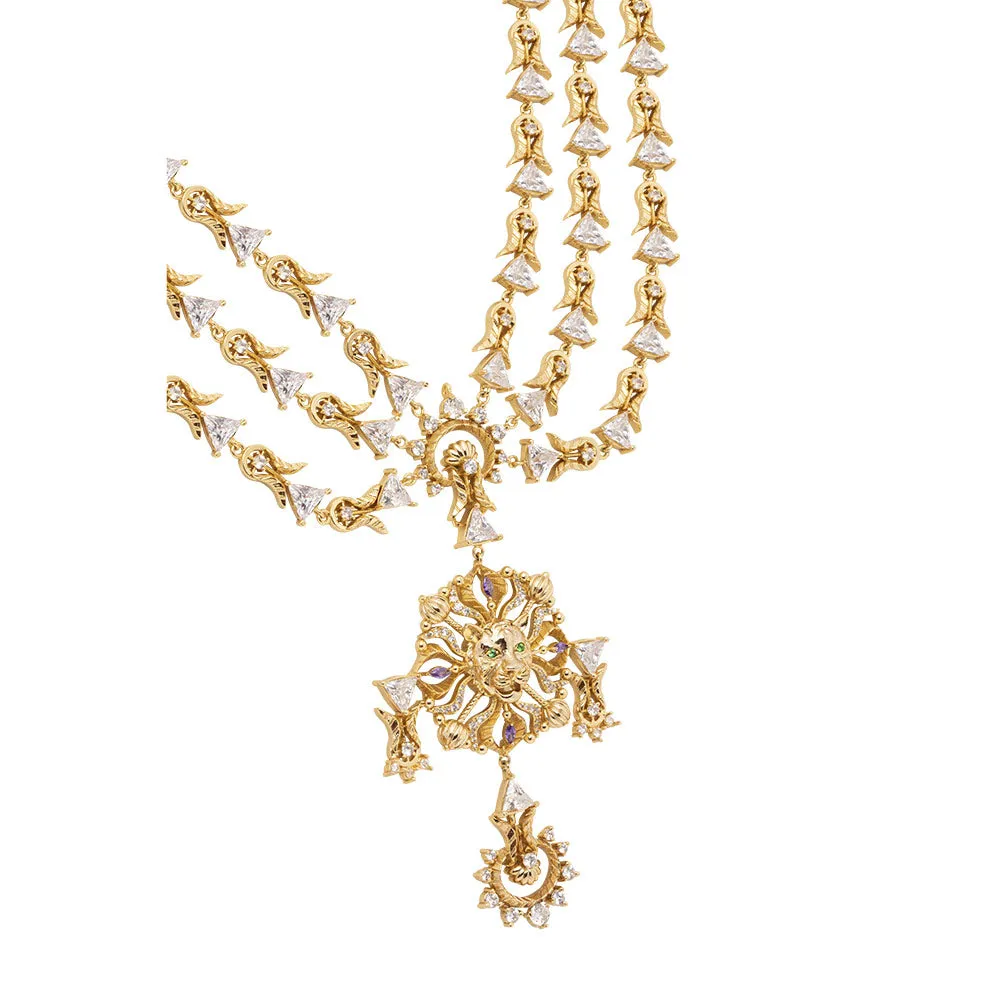 Panthera Imperialis Layered Necklace