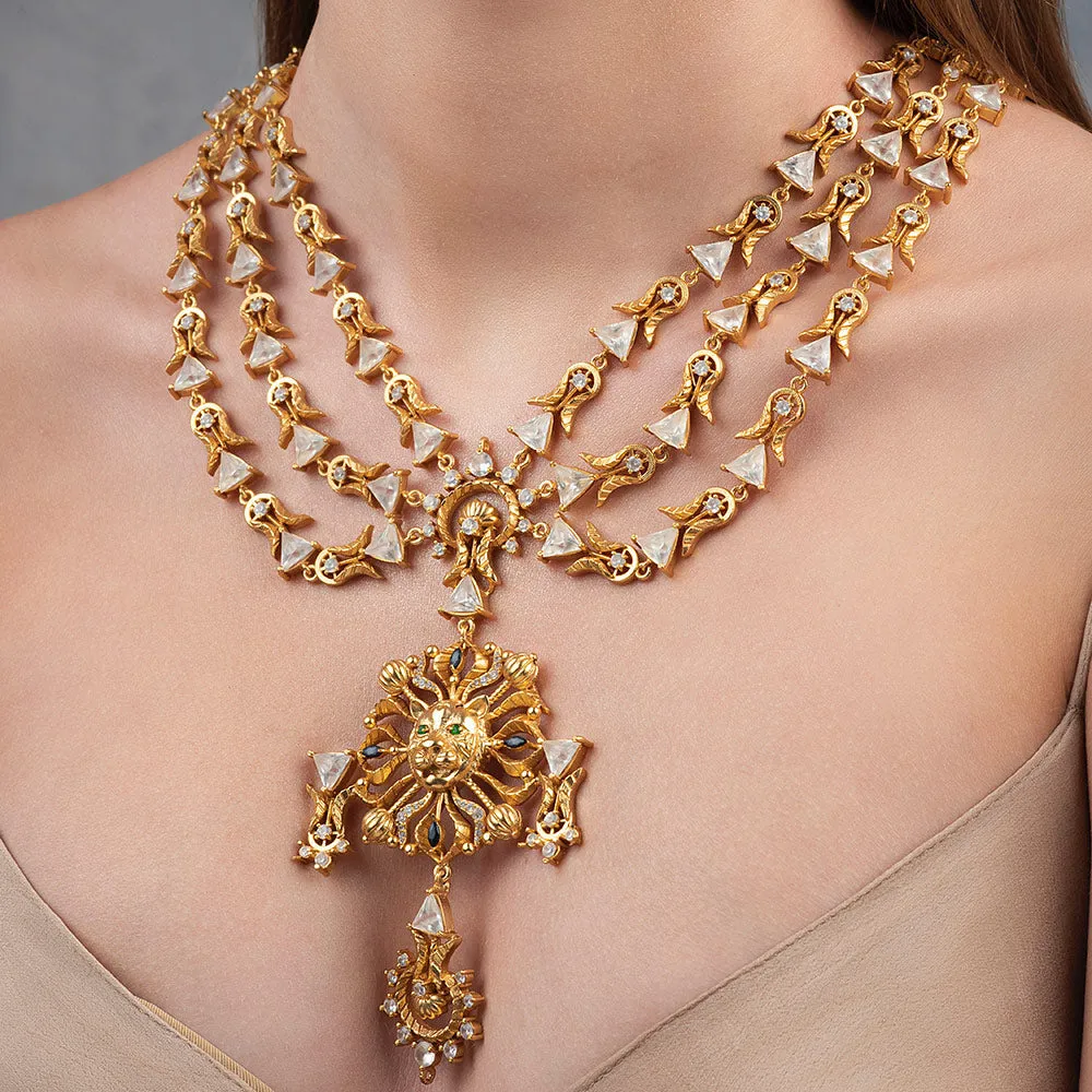 Panthera Imperialis Layered Necklace