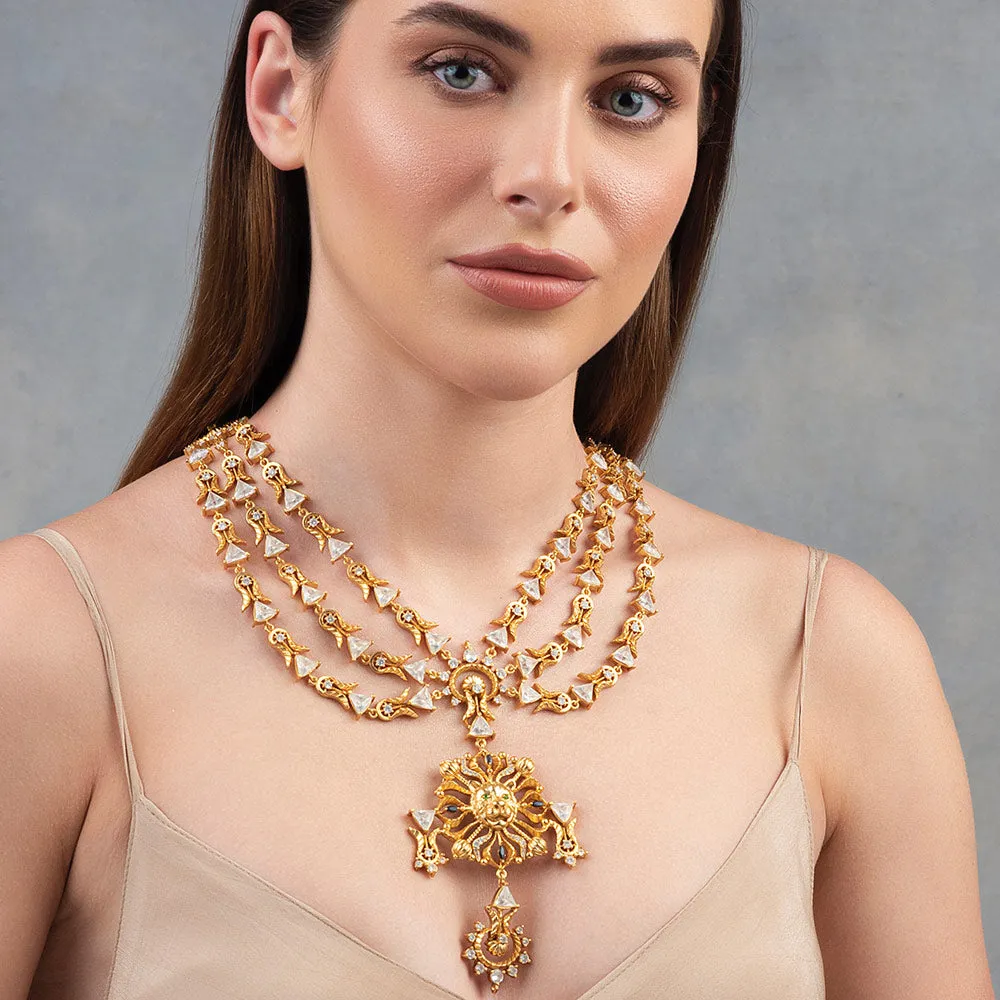 Panthera Imperialis Layered Necklace