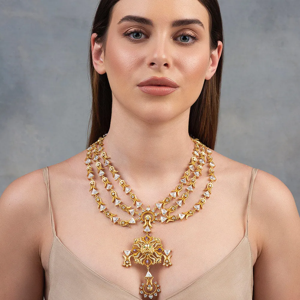 Panthera Imperialis Layered Necklace