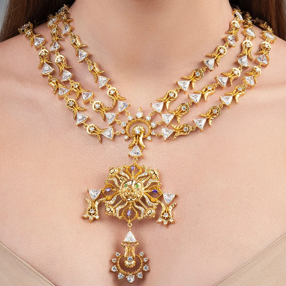 Panthera Imperialis Layered Necklace