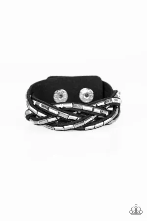 Paparazzi Bracelet ~ Rock Legend - Black
